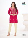 Amelia By Blue Hills Lucknavi Work Rayon Short Kurtis Wholesale Shop In Surat